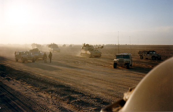 Saudi Desert (on the move north 1991)